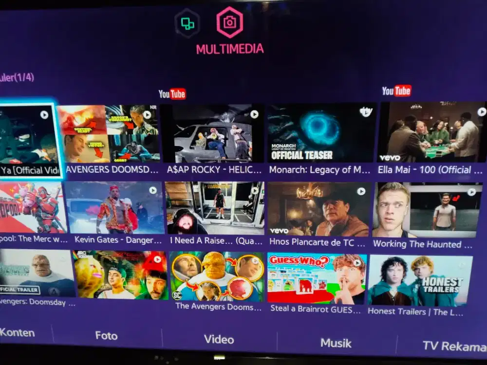 TV led smart samsung 65in normal