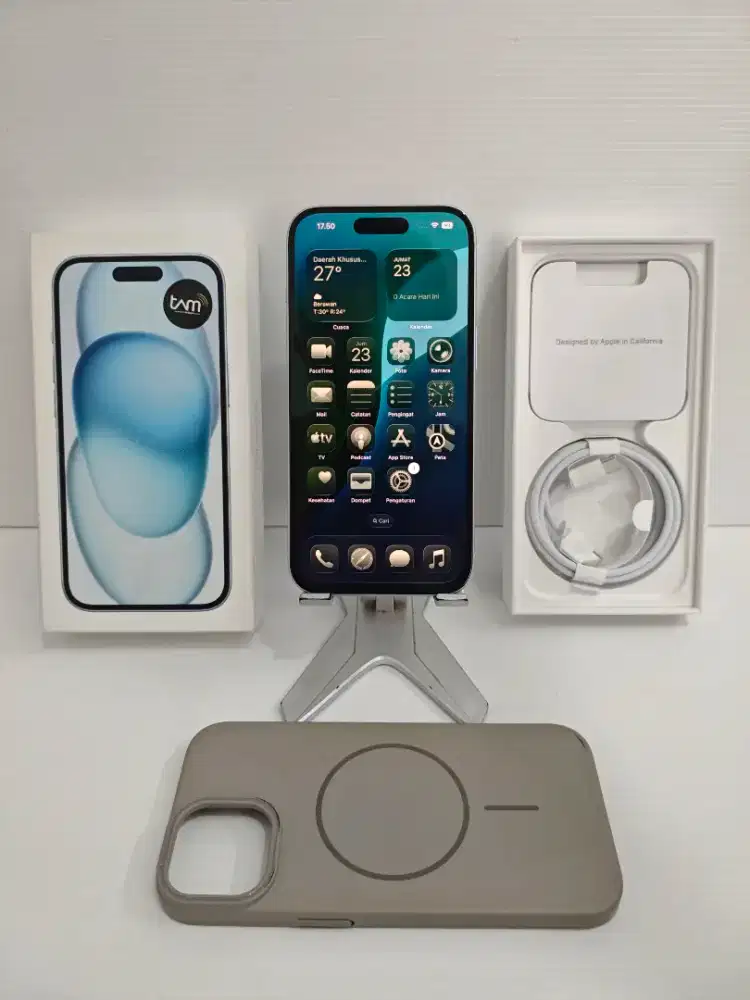 Ip 15 128 Gb Ibox resmi Likenew 100% Garansi On 14 Mei 2026 bisa TT/BT