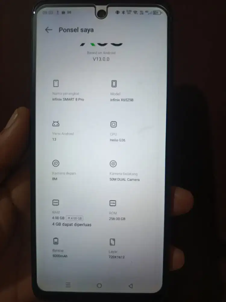 Infinix smart 8 pro ram 4+4/256