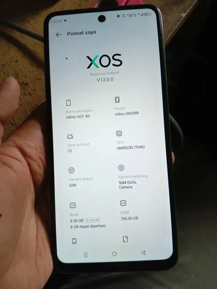 Infinix hot 40i (batangan)
