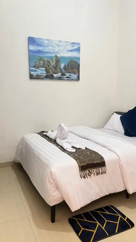 Rumah nyaman full furnish di sewakan