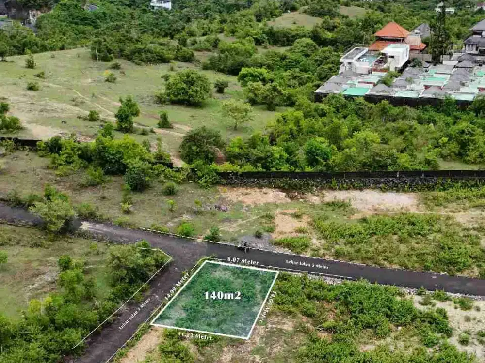 tanah view GWK dekat kampus udayana Jimbaran bali