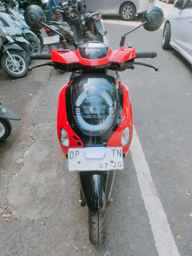 Honda scoopy 110cc 2025 hitam merah Plat DP