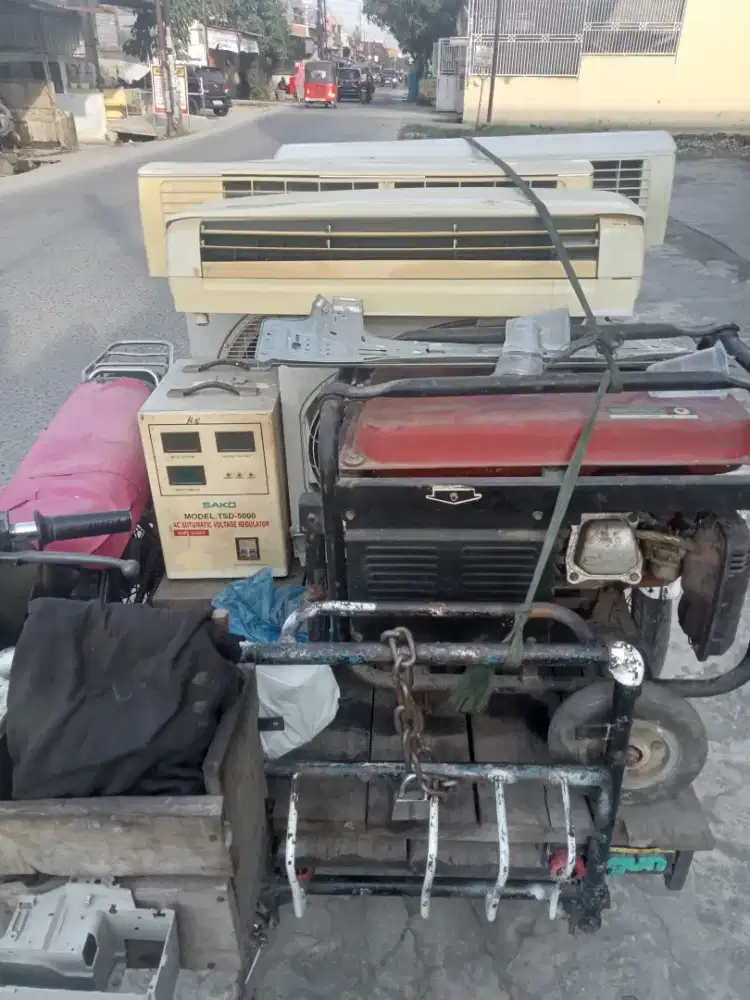 Menerima AC dan genset rusak bekas