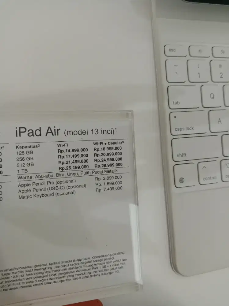 CICILAN IPAD AIR 13 INCI 128 WIFI TANPA KARTU KREDIT &DP DI SPAYLATER