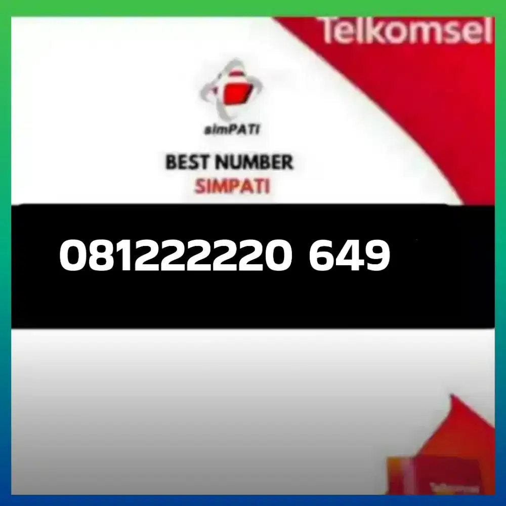 Piano nomor Cantik simpati Telkomsel