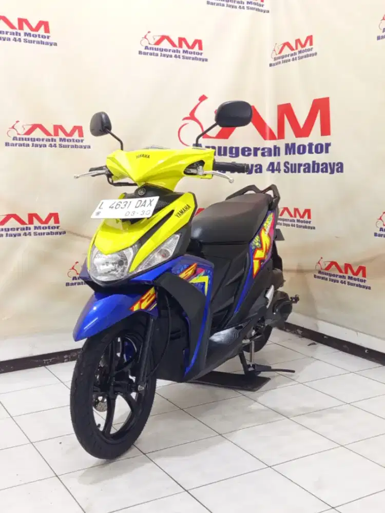 Istimewa Km 2 Ribu Yamaha Mio M3 125 Tahun 2024 warna Hitam kuning