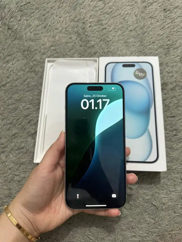 Iphone 15 Plus 128gb Blue IBOX Garansi On Maret 2026