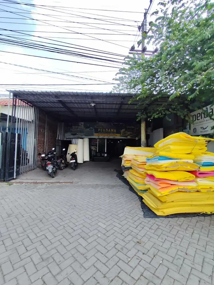 Dijual gudang strategis di depan kampus 3 muhammdiyah sidoarjo