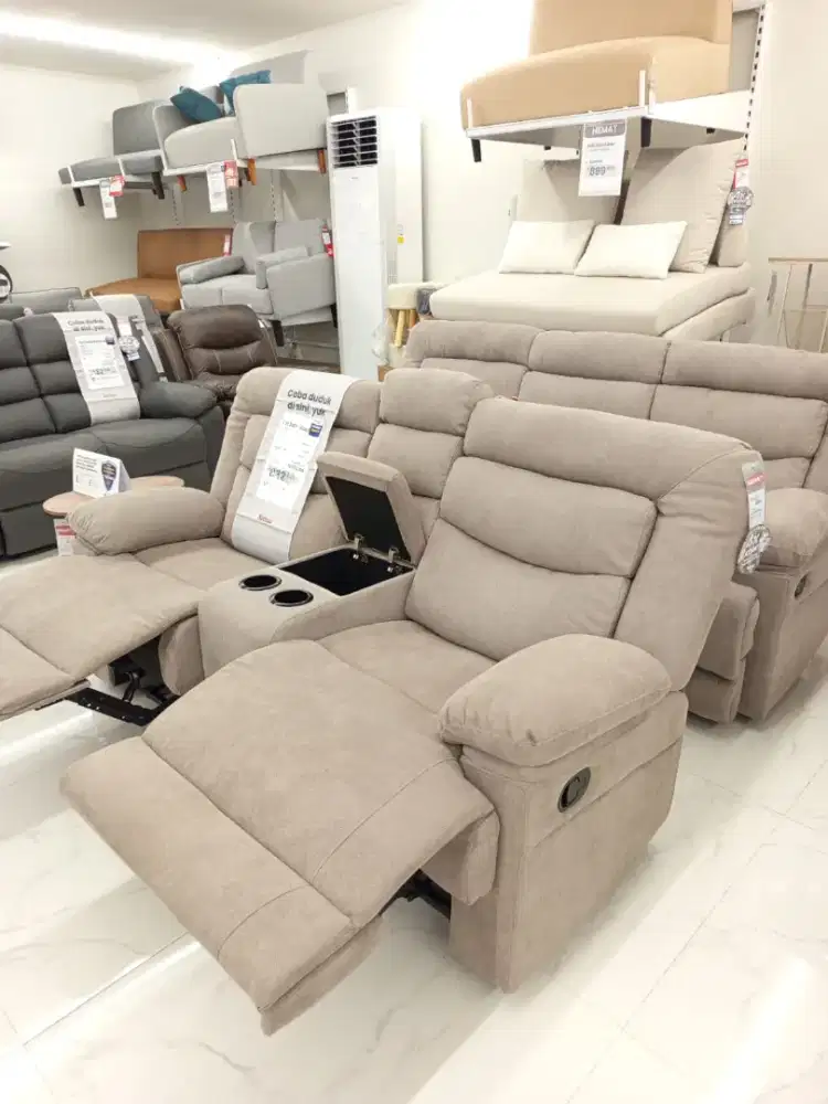 Promo sofa set recliner