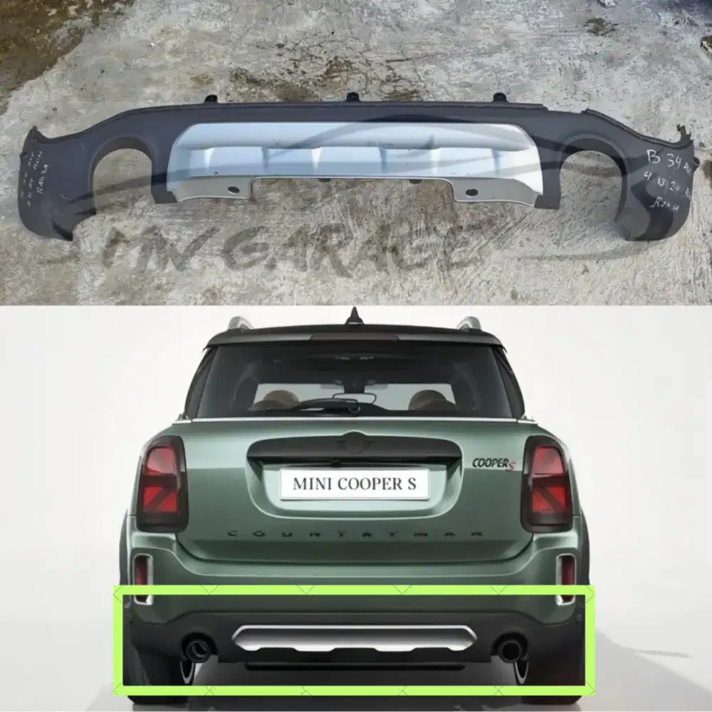 Bumper belakang Mini Cooper Countryman F60 LCI Original
