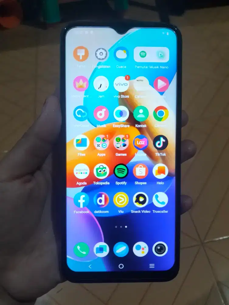 Vivo y22 4/64 normal semua