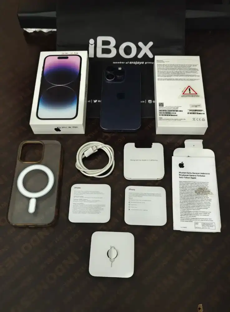 Iphone 14 Pro 128gb IBOX Resmi BH 100% Fullset lengkap original