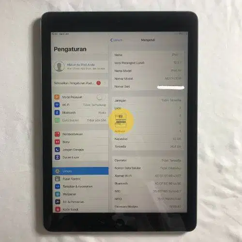 ipad air 1st 32GB  space grey wifi cellular ex ibox [new open box]