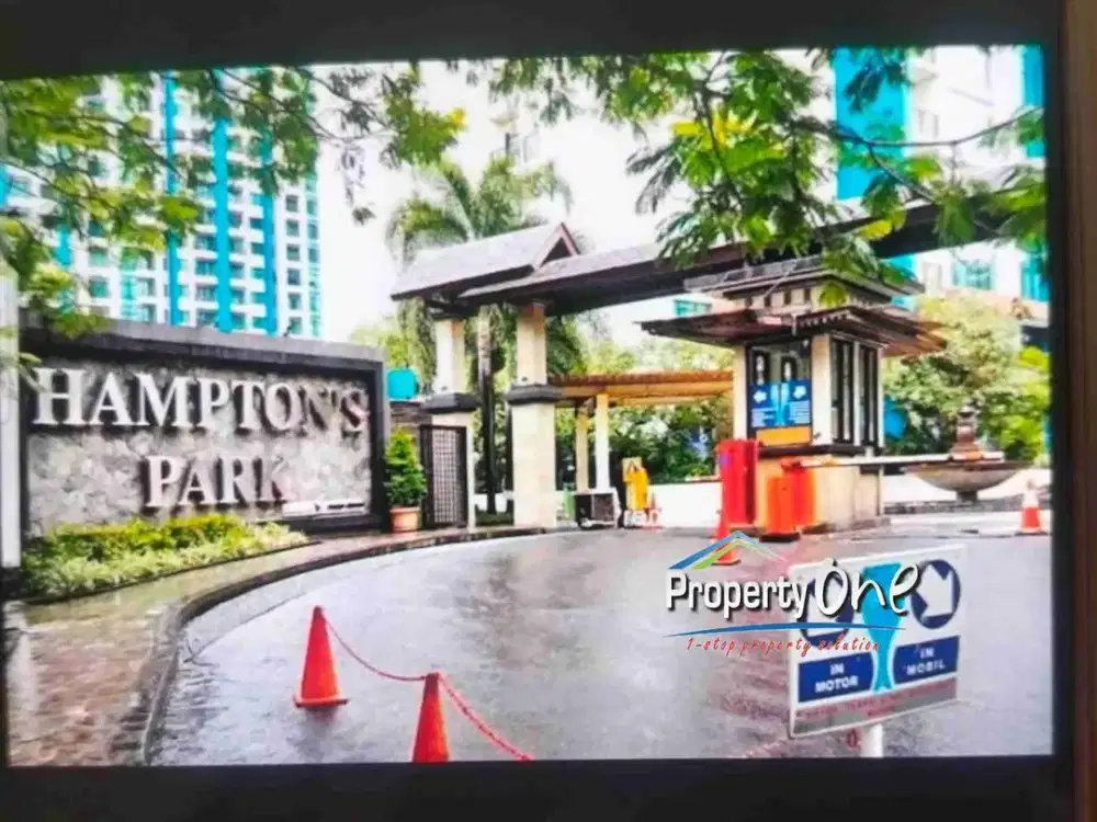 DIJUAL CEPAT APT HAMPTONS PARK STRATEGIS DIPUSAT PERKOTAAN