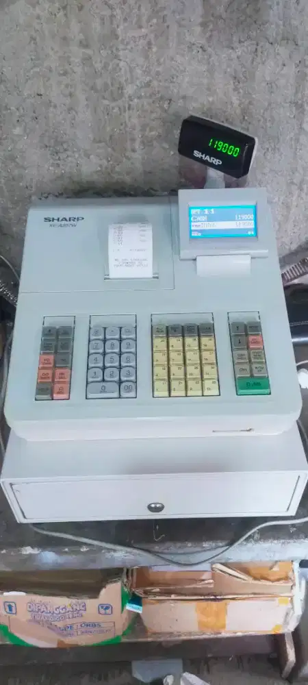 Mesin kasir sharp XE-A 270 W