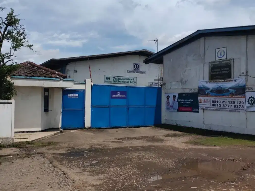 DIJUAL PABRIK DAN SARANA PELENGKAP!!