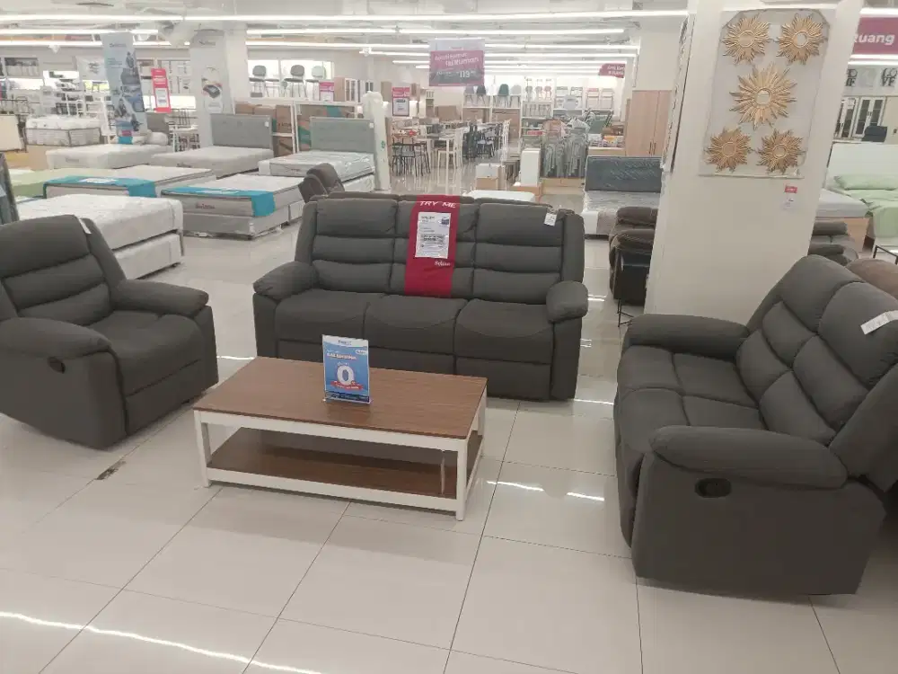 PROMO AWAL TAHUN SOFA SET RECLINER MEWAH