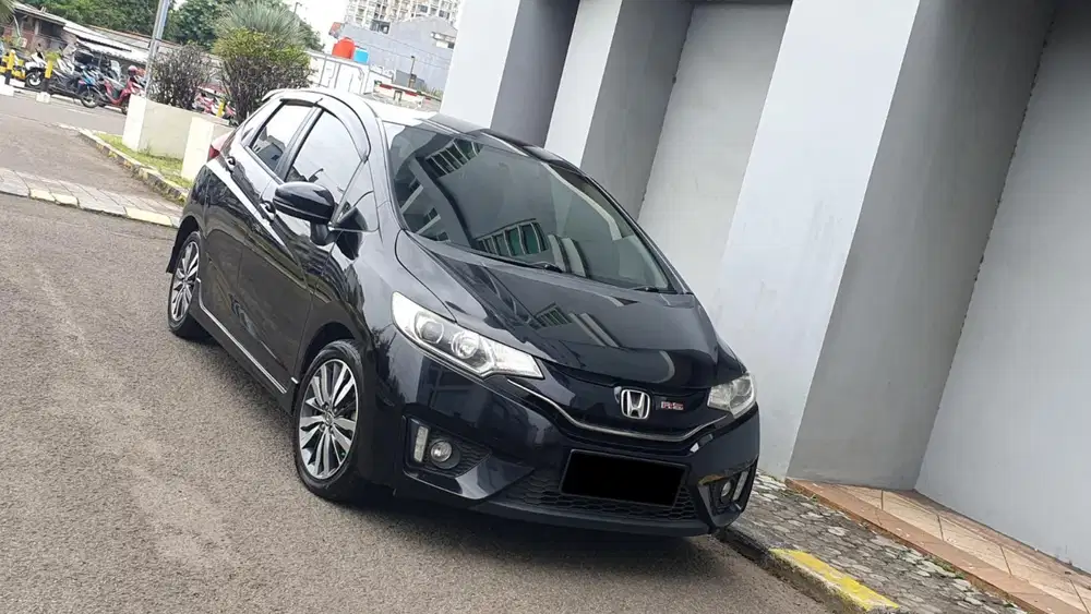 Km94rb honda jazz rs manual 2015 hitam tangan pertama dari baru