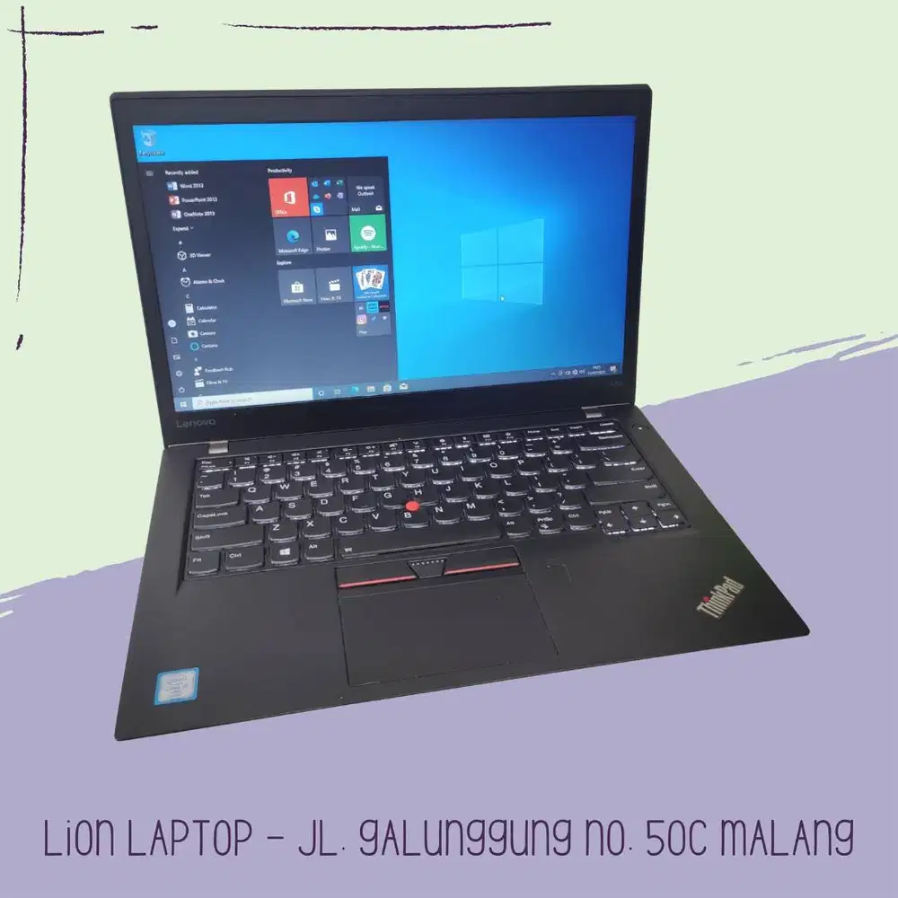 RAM 8GB SSD 256GB Core i7 SLIM Lenovo Thinkpad T470s [24|01]