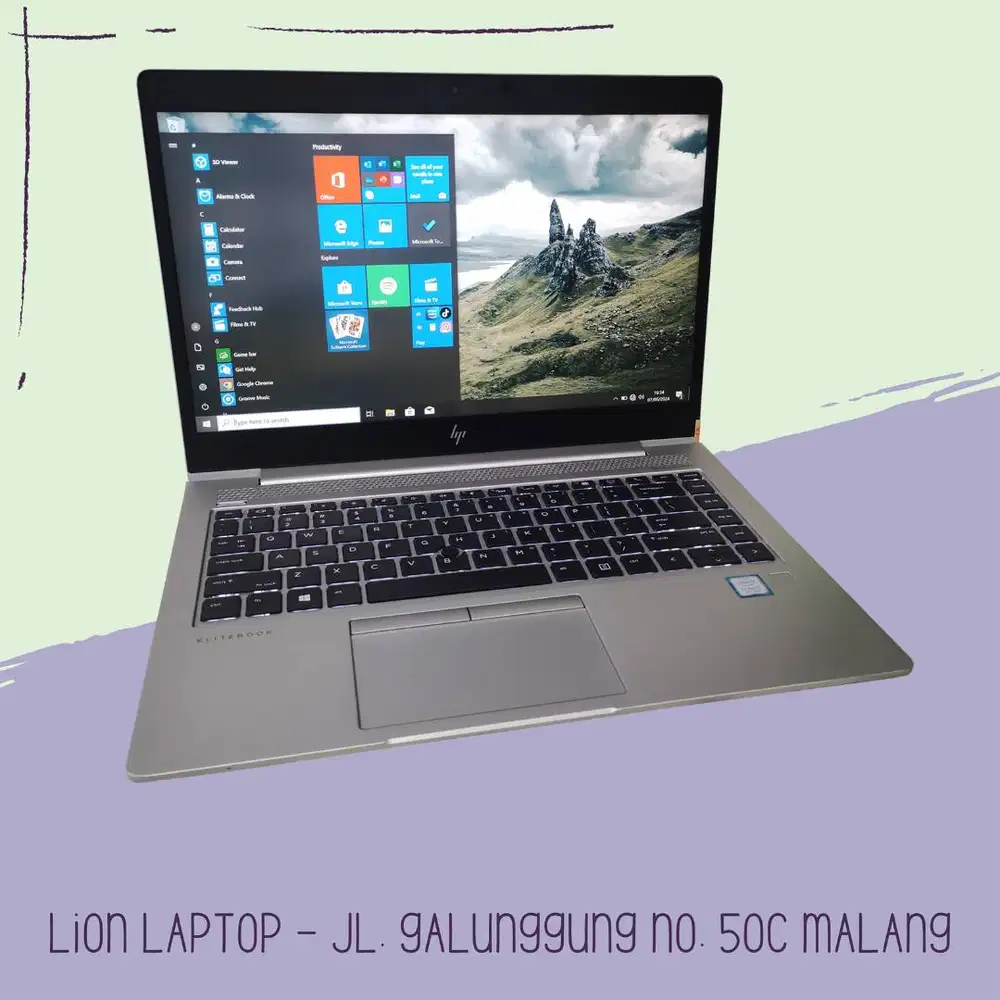 Core i5 Gen 8 RAM 8GB SSD 256GB HP Elitebook 840 G5 [24|01]