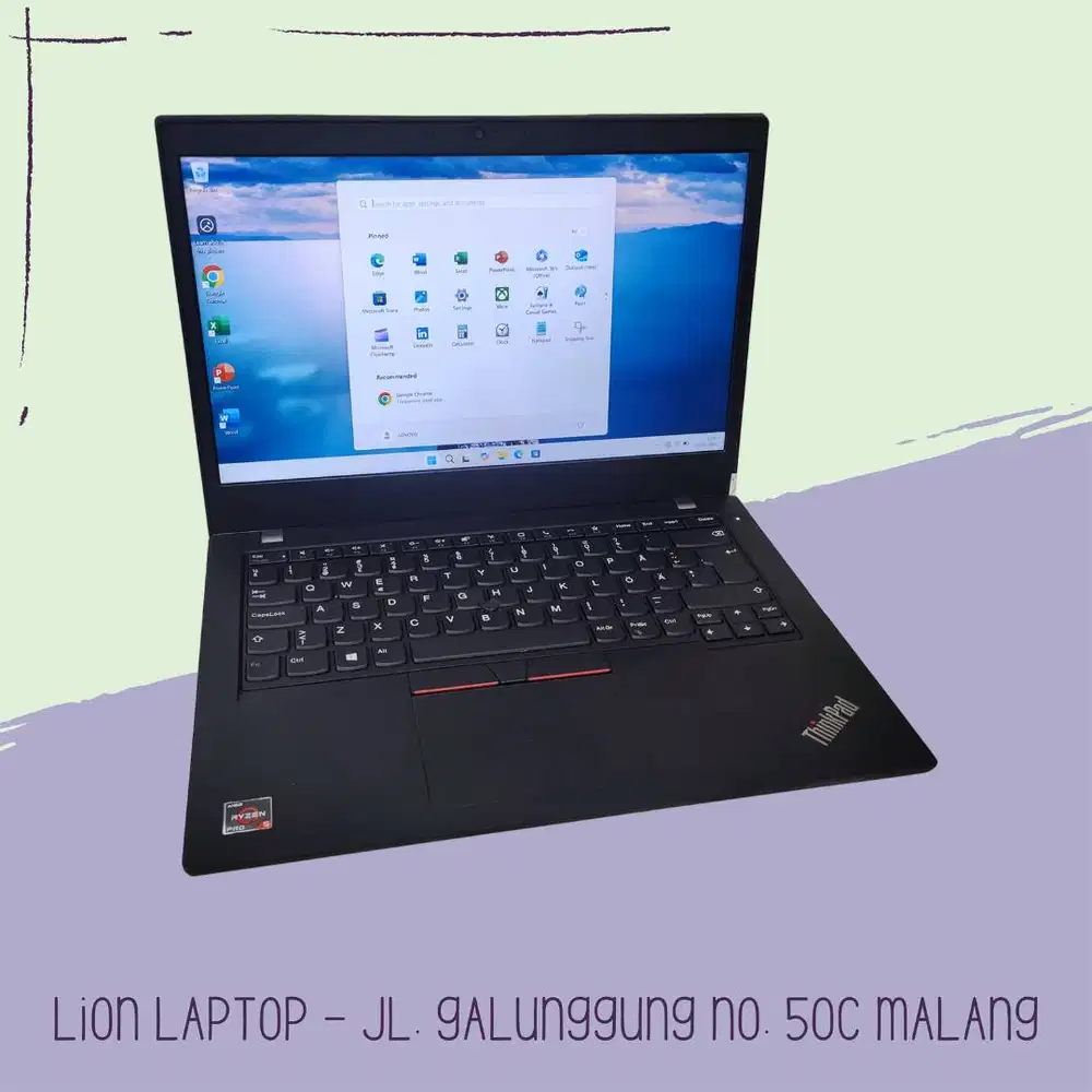 Gaming/Editing AMD Ryzen 5 PRO 8/256 MULUS Lenovo Thinkpad L14 [24|01]