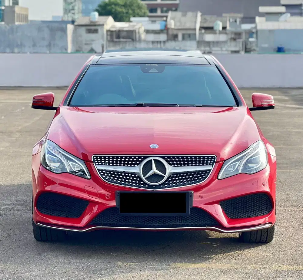 Mercedes Benz Mercy E250 E 250 Coupe AMG 2014 Antik Low KM Murah Bekas