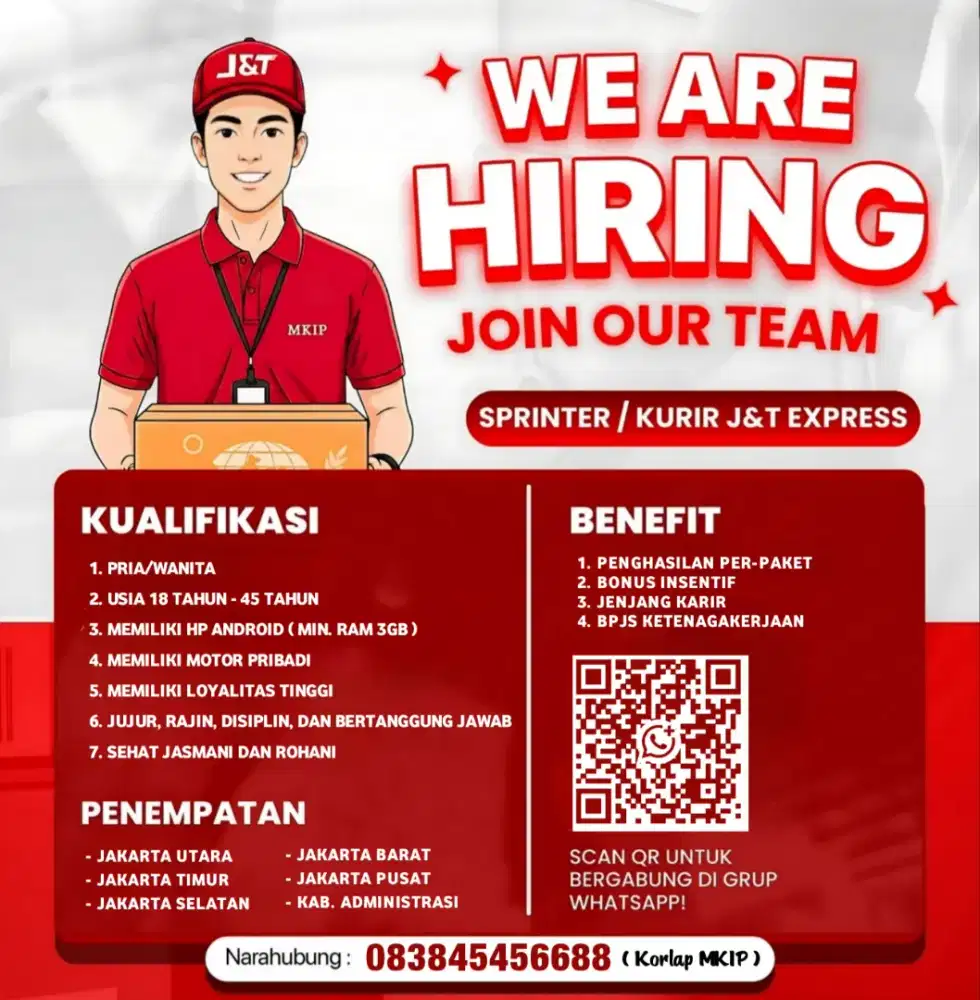 KURIR MOTOR JAKARTA PUSAT