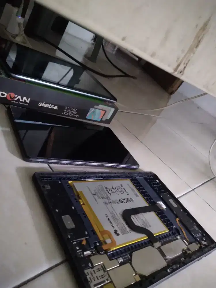 TAB HUAWEI DAN TAB SAMSUNG A7LITE TAB ADVAM SKETSA