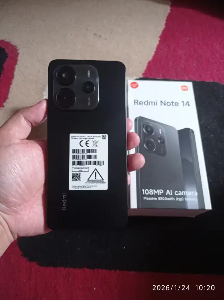 BISMILLAH REDMI NOTE 14 4G RAM 8/128 FULSET MULUS