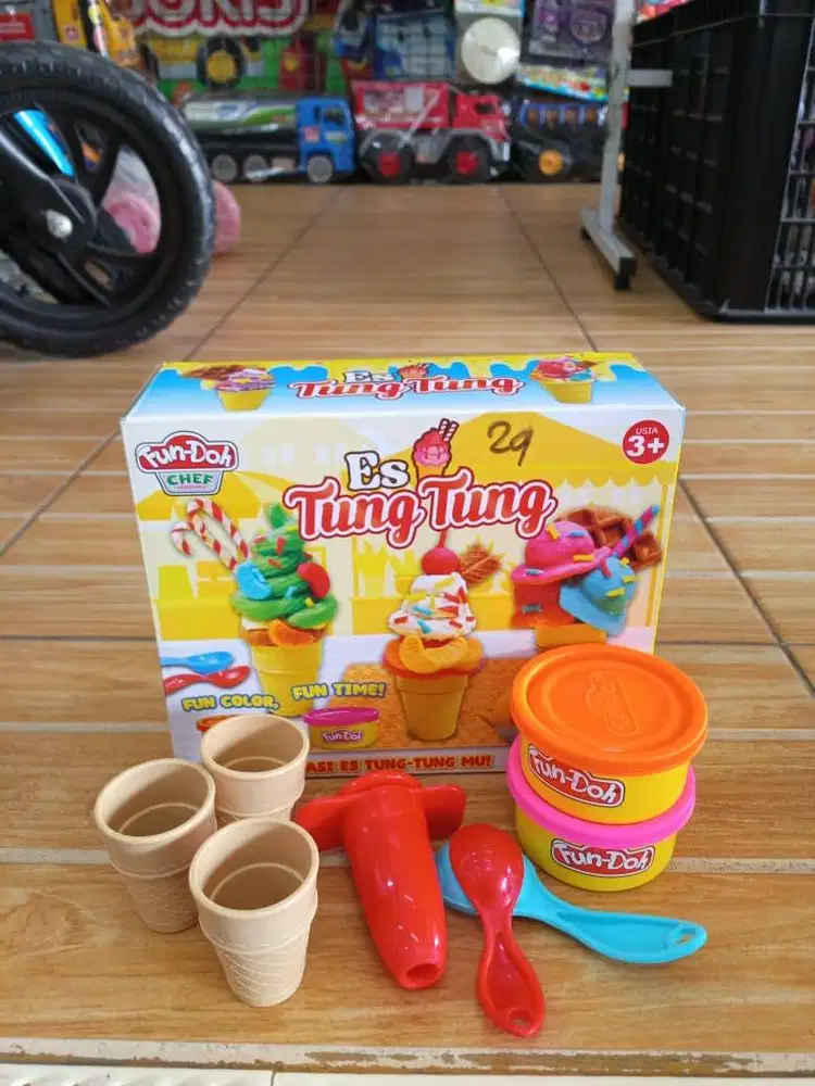 mainan anak fundohh es tung tung