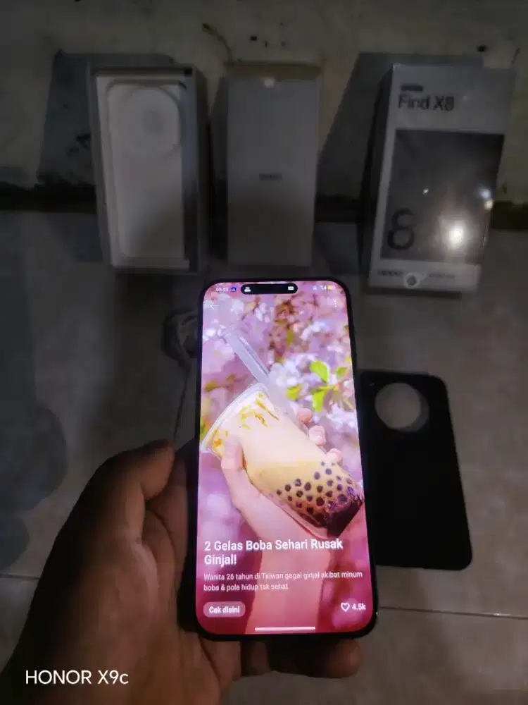 Oppo find X8 16/512 masih garansi X300 X200 vivo huawei honor 15T