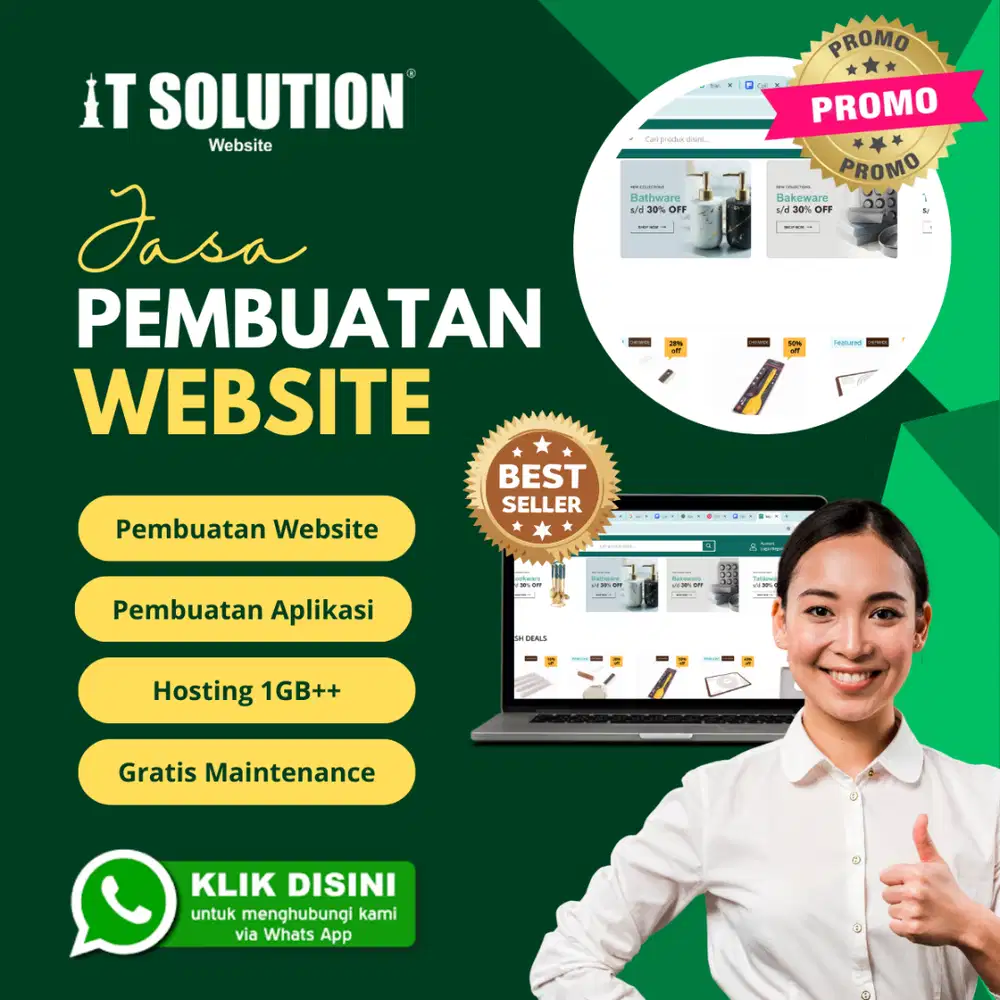 Pembuatan Website Custom dan Bergaransi