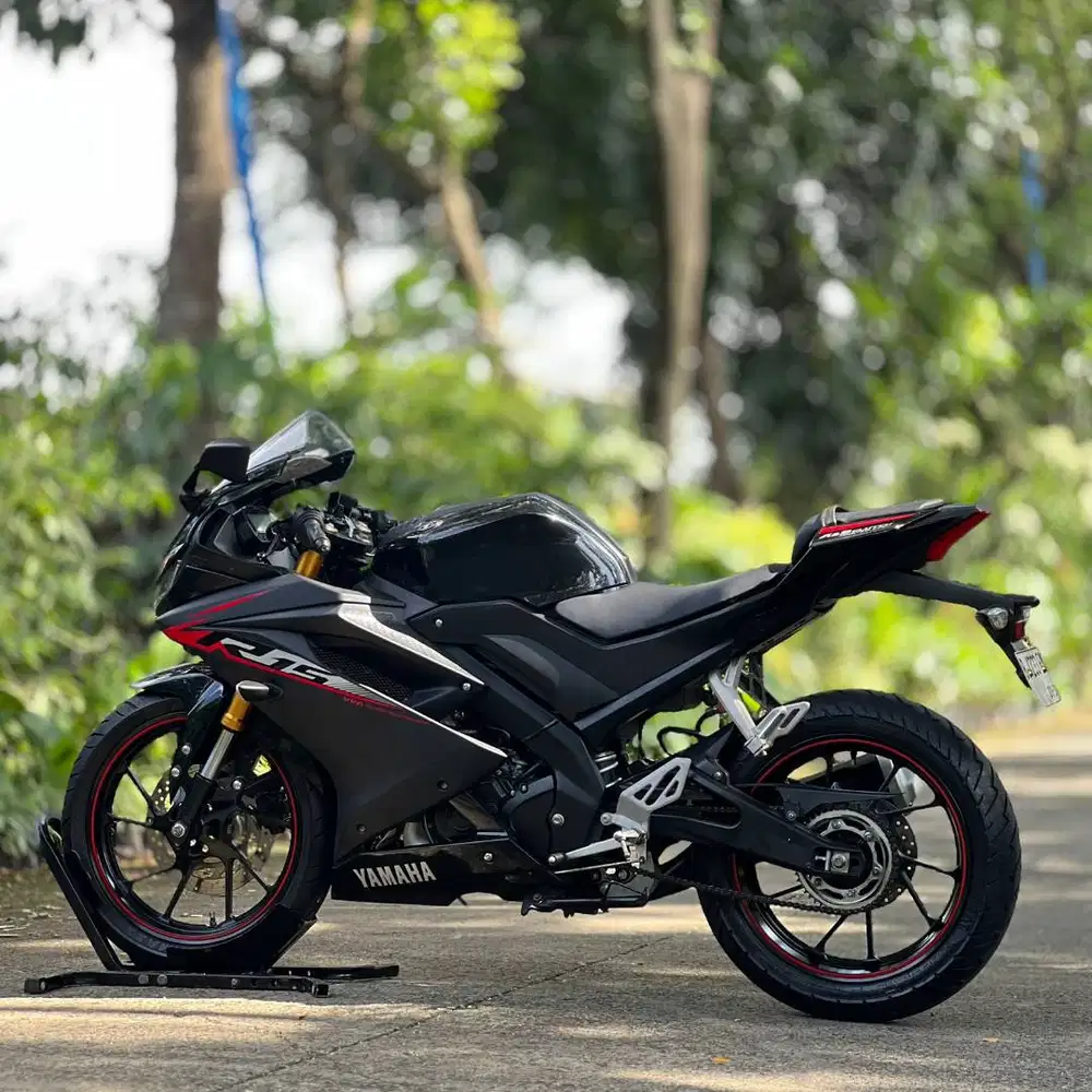 YAMAHA YZF R15 V3 2019 HITAM KM LOW FULL GRESS