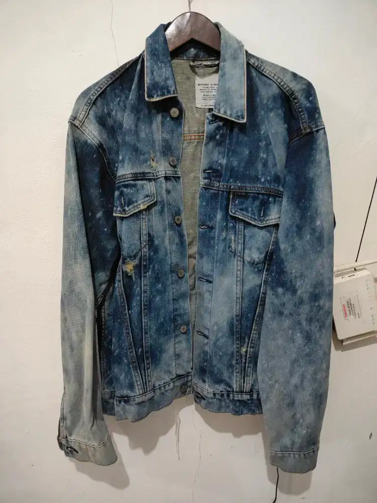 jaket denim size L