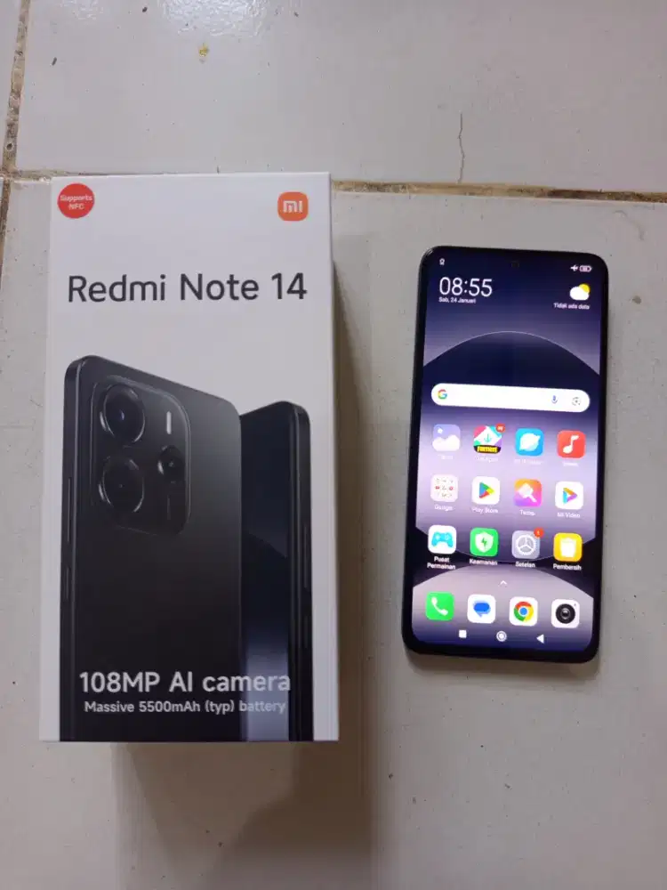 Xiaomi Redmi Note 14 4G 8/128 GB like new Garansi Panjang