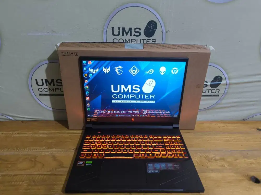 ACER NITRO V16 ANV16-41 RYZEN 7 8845HS Ram 16GB SSD 512GB