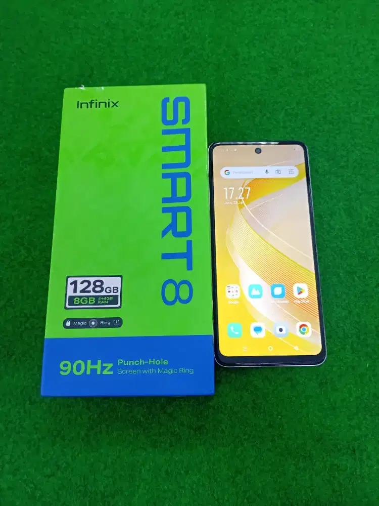 infinix smart 8 ram 4/128gb lengkap mulus
