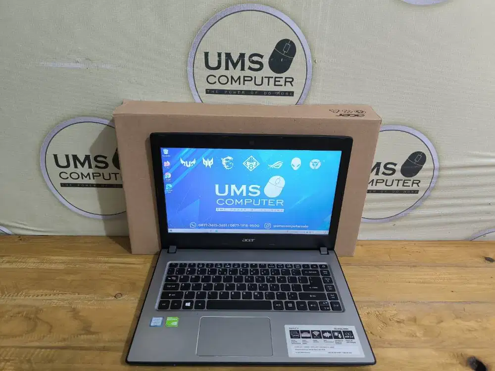 ACER E5-476G CORE I5 8250U Ram 8GB SSD 128GB HDD 1TB MX150