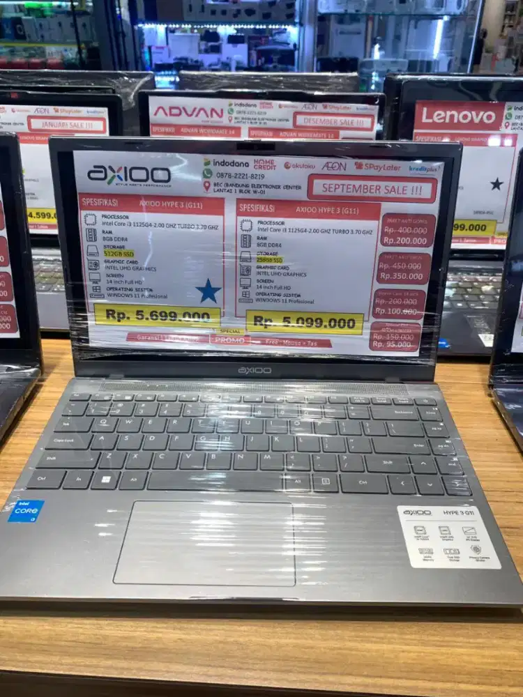 Kredit Laptop Axioo hype 3 Gen 11