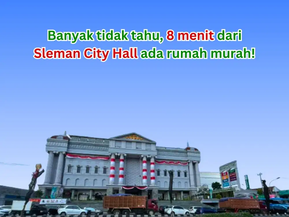 Rumah Modern Harga 400Jt-an DI Utara Sleman City Hall, Pembayaran Fleksibel