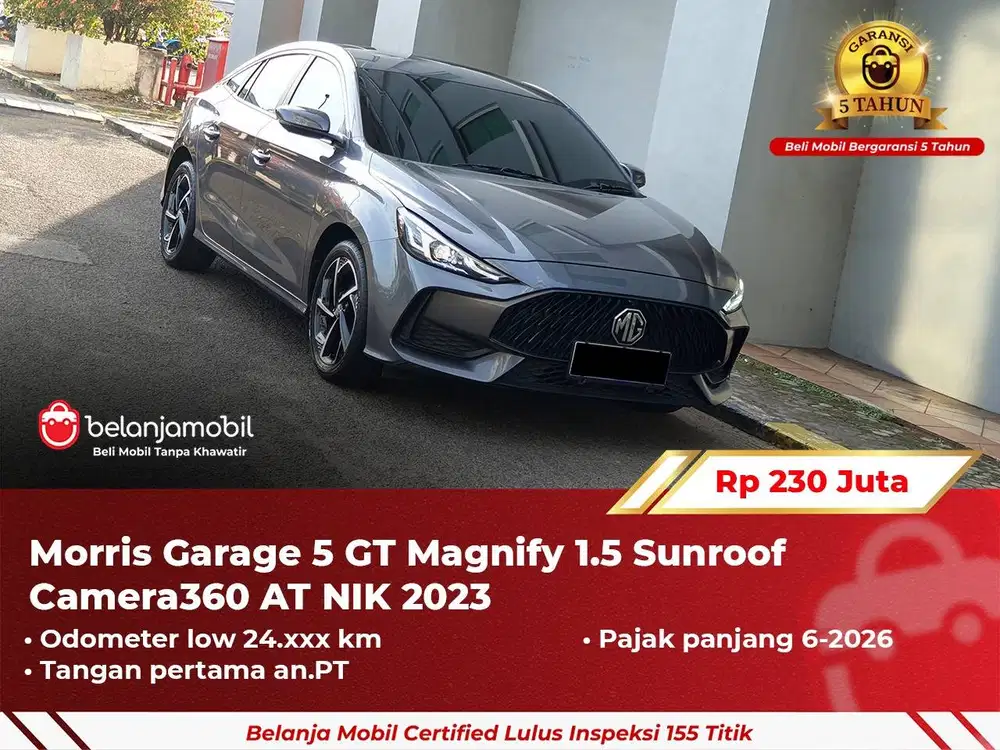 [ GARANSI 5TH ] MG Morris Garage 5 GT 5GT Magnify Sunroof 2023/2024