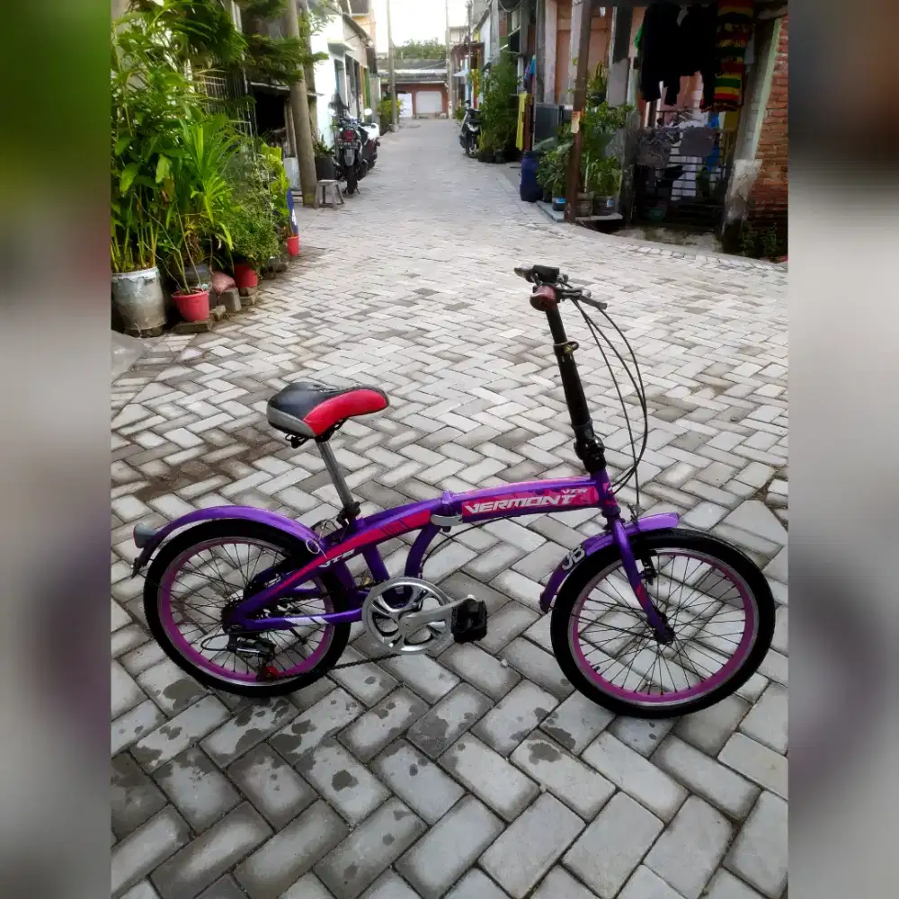 Sepeda lipat 20 siap pakai