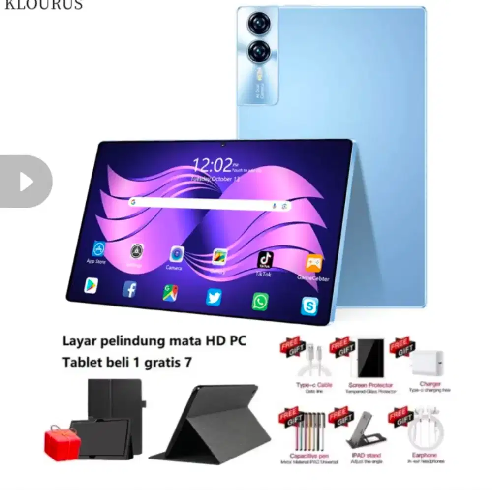 KLOURUS TABLET LIKE NEW