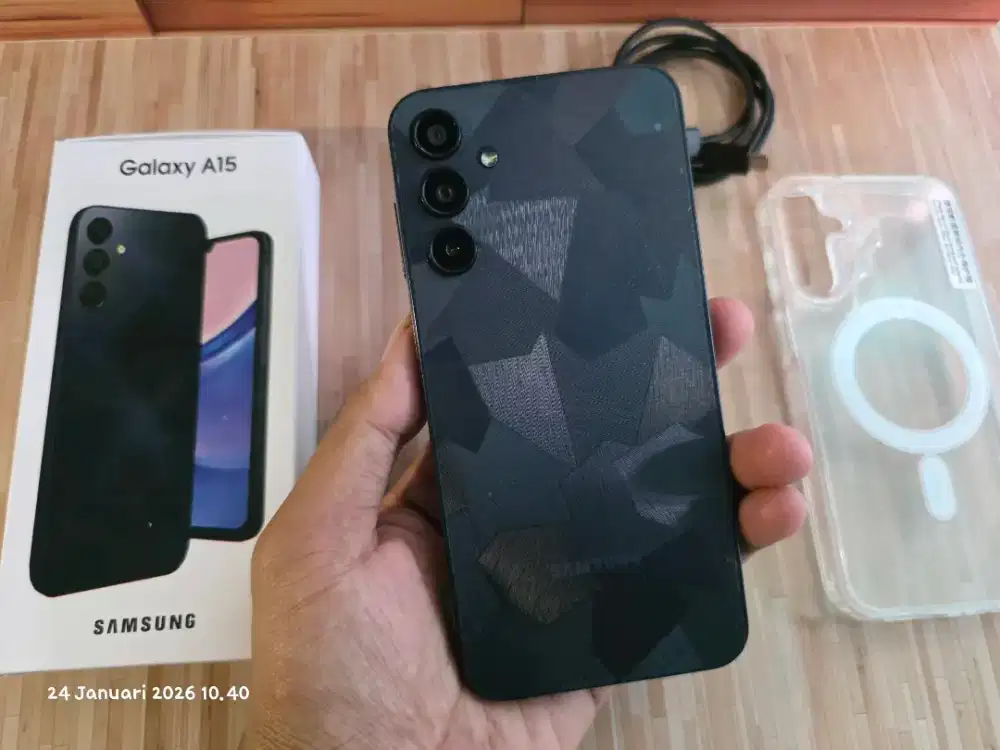 Samsung Galaxy A15 Ram 8GB/256GB Mulus95% Fullset Bisa TT
