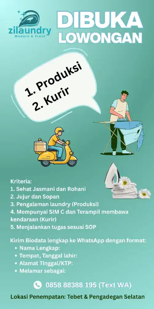 Lowongan Laundry