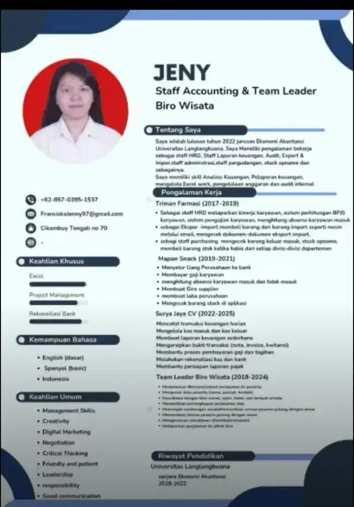 Cari pekerjaaan sesuai Bidang