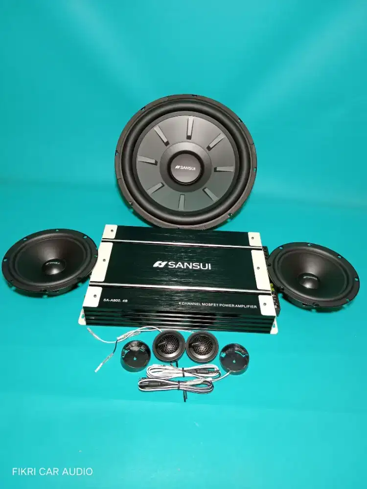 Ples Pasang Power SANSUI & Speaker Split SANSUI & Subwoofer SANSUI 12