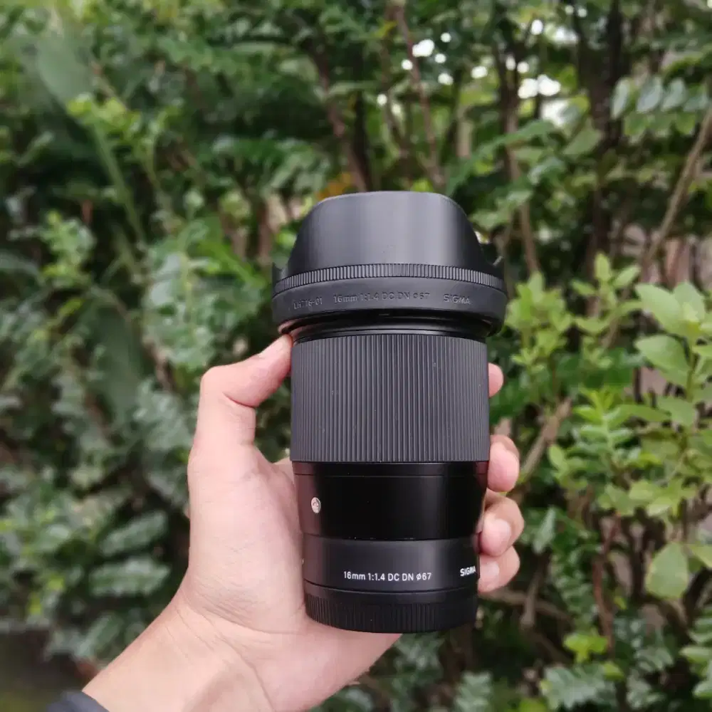 SIGMA 16MM F1.4 BLACK FOR SONY SIAP PAKAI