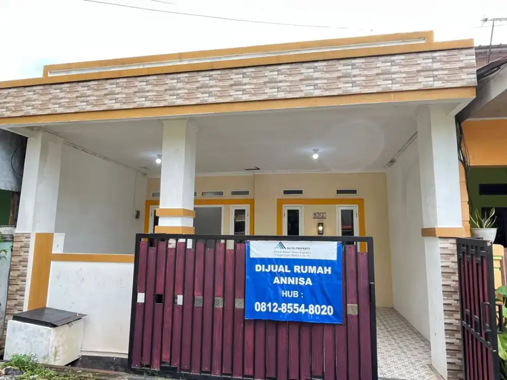 DIJUAL RUMAH MURAH TYPE 60 DI AREA PUSAT PERBELANJAAN TERDEKAT DI PERUMAHAN BEKASI TIMUR REGENCY